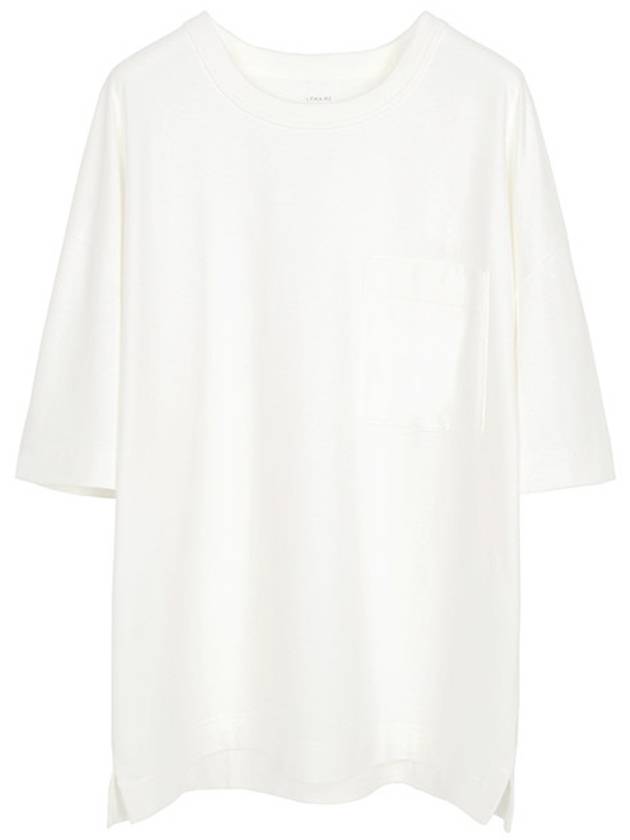 Boxy Short Sleeve T-Shirt Chalk - LEMAIRE - BALAAN 2