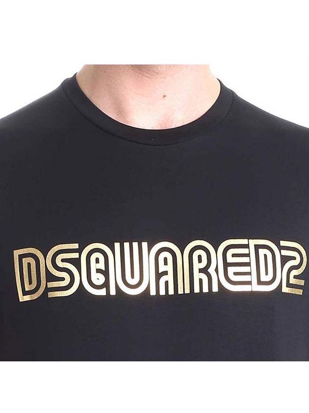 S74GD0412 900 Men's Round Short Sleeve TShirt - DSQUARED2 - BALAAN 5