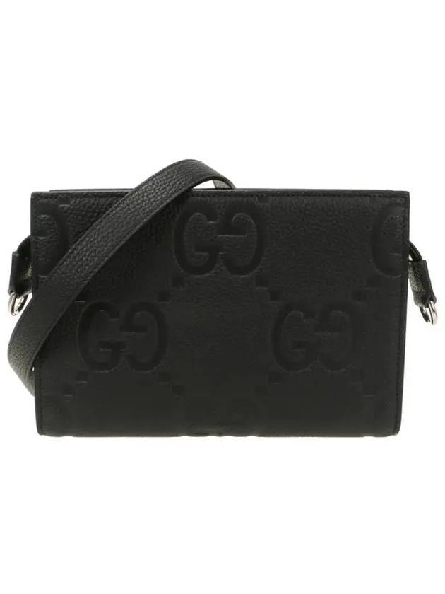 Jumbo GG Mini Cross Bag Black - GUCCI - BALAAN 2