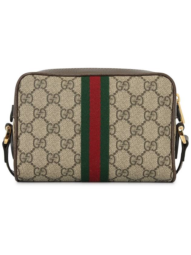 Ophidia Web GG Supreme Shoulder Bag Brown Beige - GUCCI - BALAAN 5