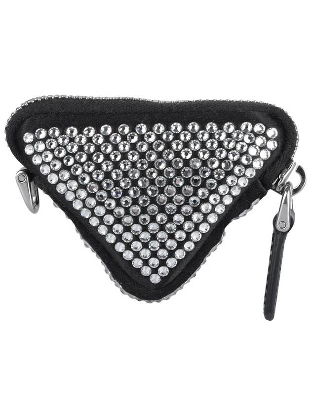 Crystal Mini Pouch Chain Belt 1CC514 2D0I F0T7O - PRADA - BALAAN 4