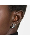 LV Iconic Earrings Silver - LOUIS VUITTON - BALAAN 6