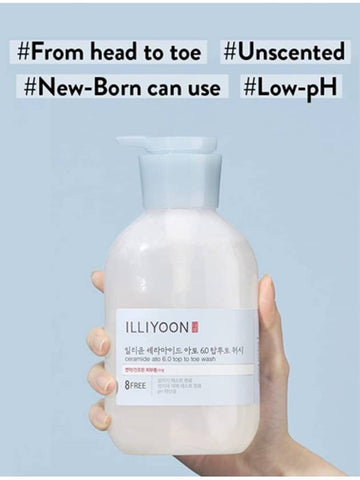 [ILLIYOON] Ceramide Ato 6.0 top to toe wash 500ml - ILLIYOON - BALAAN 1