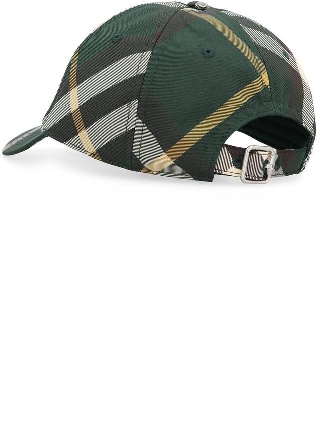 Check pattern ball cap green - BURBERRY - BALAAN 4