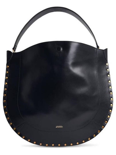 Oskan Leather Shoulder Bag Black - ISABEL MARANT - BALAAN 2