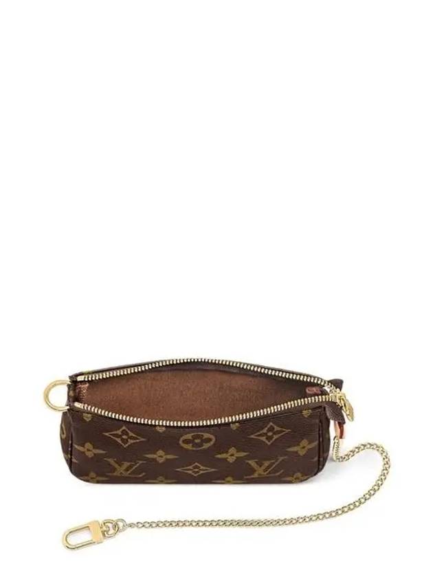 Monogram Mini Pochette Shoulder Bag Brown - LOUIS VUITTON - BALAAN 3