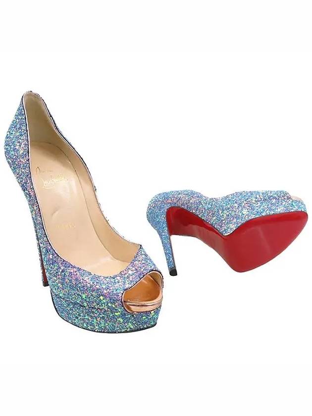 Multi colored glitter open toe women s shoes - CHRISTIAN LOUBOUTIN - BALAAN 3