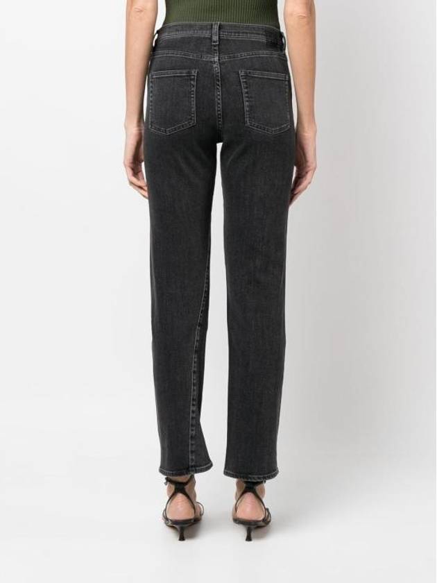 Twisted Seam Straight Jean Grey - TOTEME - BALAAN 3