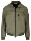 Compass Badge Pleated Windbreaker Khaki - STONE ISLAND - BALAAN 2