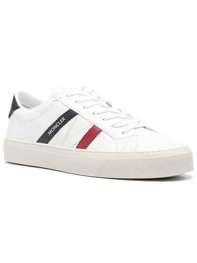 Monaco Low-Top Sneakers White - MONCLER - BALAAN 3