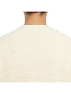 Crew Neck Lambswool Knit Top Ivory - DRUMOHR - BALAAN 8