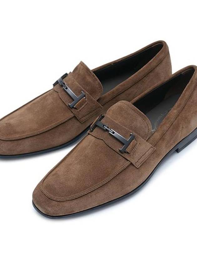 Men's Suede Loafers Brown - TOD'S - BALAAN 3