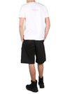 Shadow Back Graphic Print Short Sleeve T-Shirt  Natural White - STONE ISLAND - BALAAN 2