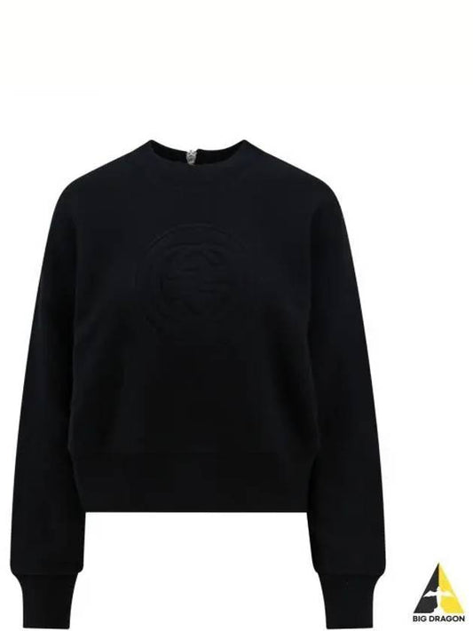 GG Logo Cotton Sweatshirt Black - GUCCI - BALAAN 2