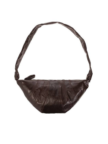 Croissant Medium Crossbody Bag Chocolate Fondant - LEMAIRE - BALAAN 1