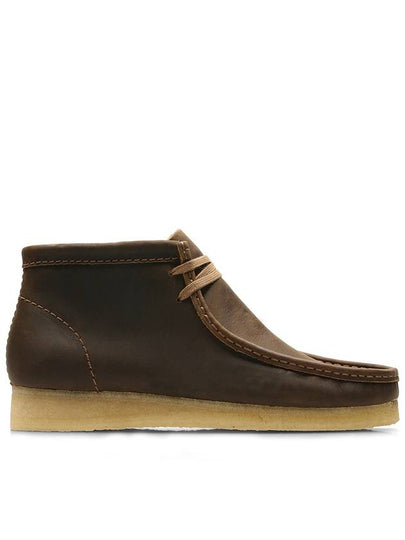 Wallabee Lace-Up Leather Ankle Boots Beeswax Brown - CLARKS - BALAAN 2