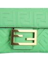 Baguette Medium Nappa Leather Chain Shoulder Bag Green - FENDI - BALAAN 9