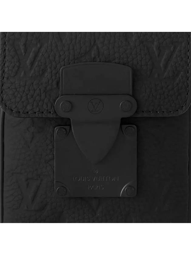 S-Lock Vertical Wearable Cross Bag Black - LOUIS VUITTON - BALAAN 6