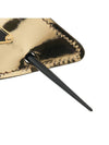 Brushed leather hair clip 1IF004 ZO6 F0522 - PRADA - BALAAN.