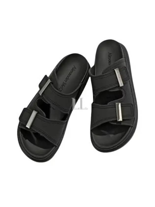 Hybrid Rubber Slippers Black - ALEXANDER MCQUEEN - BALAAN 2