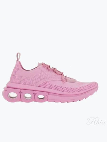 Running Nima Knit Low Top Sneakers Pink - SALVATORE FERRAGAMO - BALAAN 2