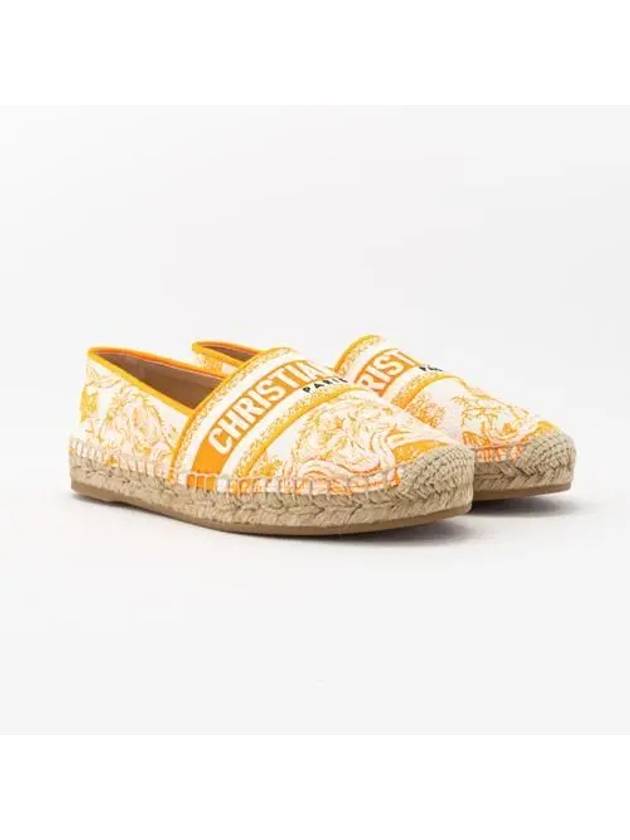 Women's Granville Espadrilles Orange - DIOR - BALAAN 5