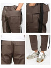 Dark Shadow Drawstring Cropped Cargo Cotton Straight Pants Dust - RICK OWENS - BALAAN 4