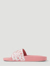 Jeanne Logo Print Slippers Pink - MONCLER - BALAAN 4