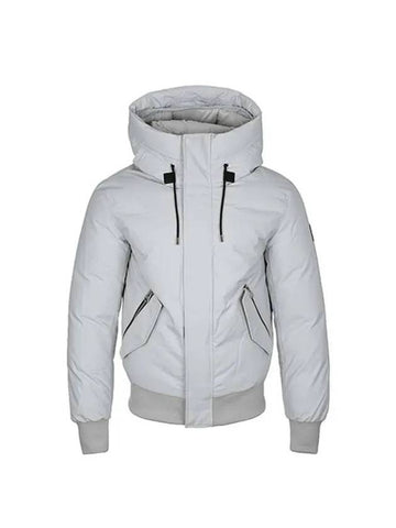 Men's Dixon Padded Hooded Jacket Grey - MACKAGE - BALAAN 1