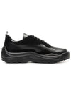 Gumboy Calfskin Low Top Sneakers Black - VALENTINO - BALAAN 4