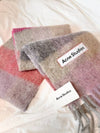 Check Mohair Muffler Fuchsia Lilac Pink - ACNE STUDIOS - BALAAN 9