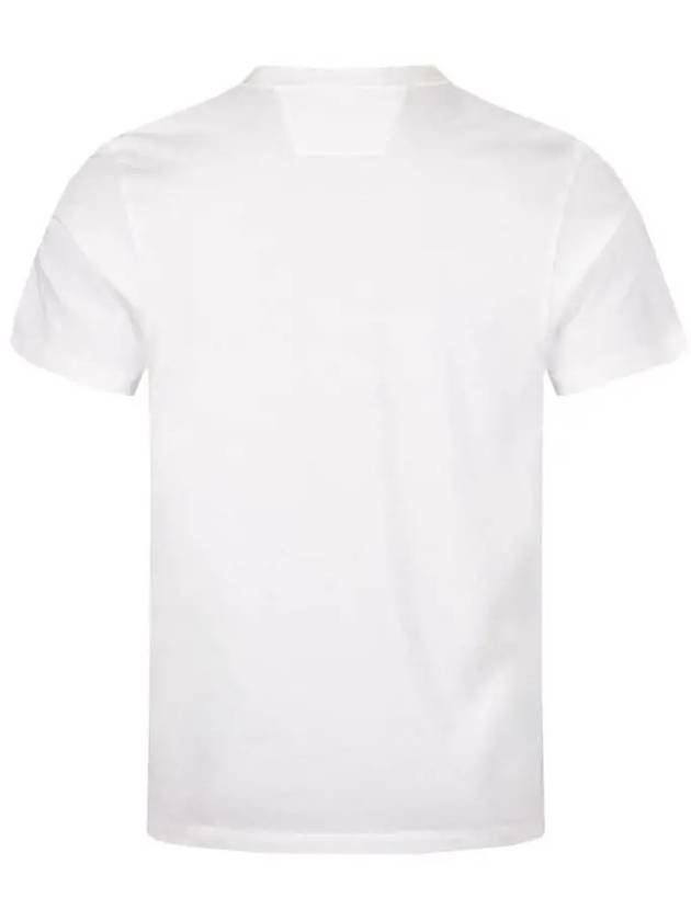 Logo Short Sleeve T-Shirt White - CP COMPANY - BALAAN 4