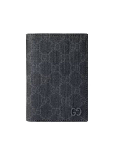 GG Supreme Passport Wallet Black - GUCCI - BALAAN 1