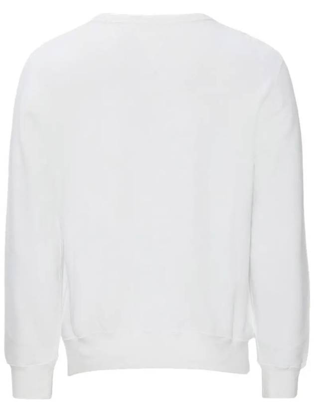 Embroidered Logo Pony Crew Neck Sweatshirt White - POLO RALPH LAUREN - BALAAN 4