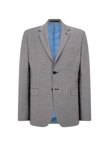 Checked wool no cheat single jacket dark gray 271406 - PAUL SMITH - BALAAN 1