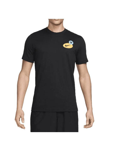 Dri Fit 3MO GFX Short Sleeve T-Shirt Black - NIKE - BALAAN 1