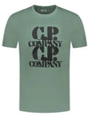 30/1 Jersey Graphic Short Sleeve T-Shirt Green - CP COMPANY - BALAAN 2