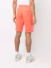 Waffen Patch  Fleece Bermuda Shorts Orange - STONE ISLAND - BALAAN 5