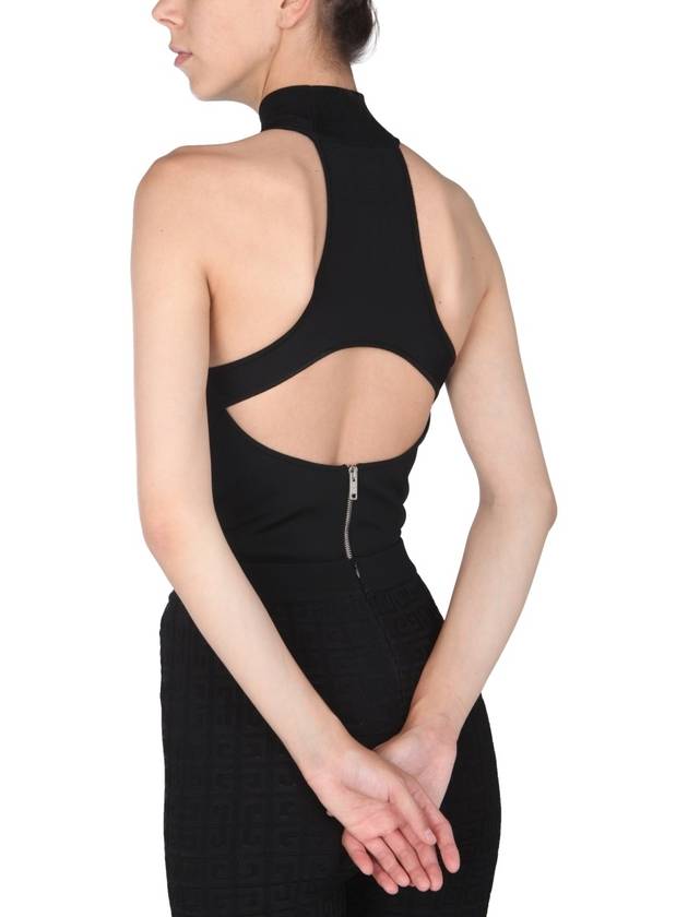 Holder Neck Open Back Sleeveless Black - GIVENCHY - BALAAN 5