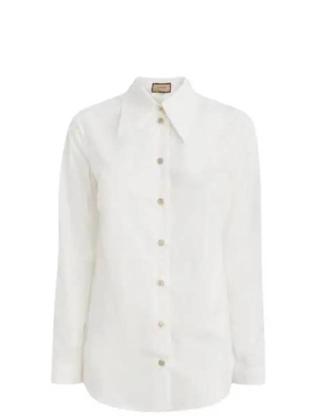 Cotton Shirt White - GUCCI - BALAAN 2