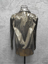 JUNYA WATANABA COMME DES CARCONS GOLD PLASTIC SHIRT - COMME DES GARCONS - BALAAN 4