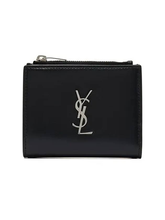 Monogram Half Wallet Black - SAINT LAURENT - BALAAN 3