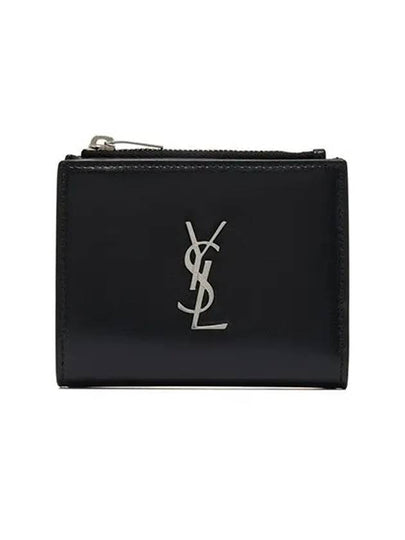 Monogram Half Wallet Black - SAINT LAURENT - BALAAN 2