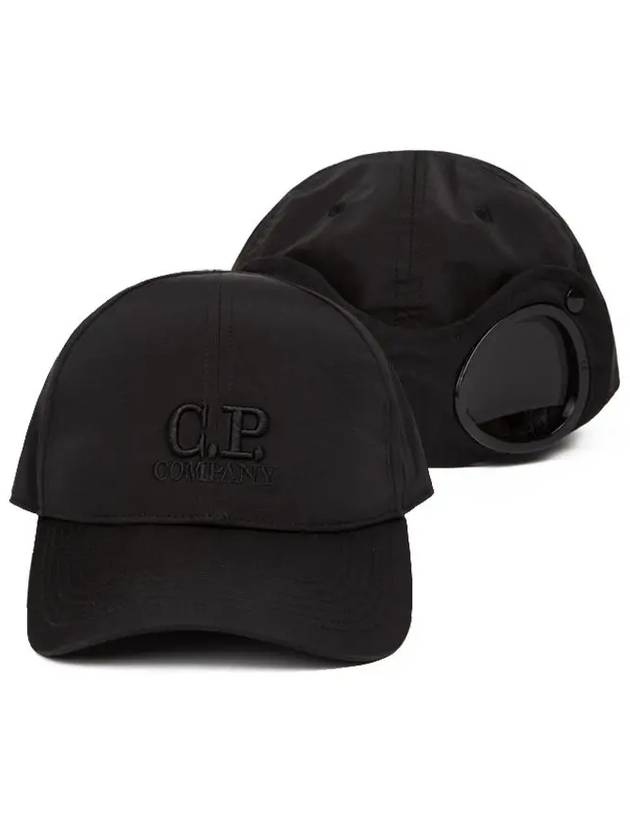 Chrome R Goggle Ball Cap Black - CP COMPANY - BALAAN 2