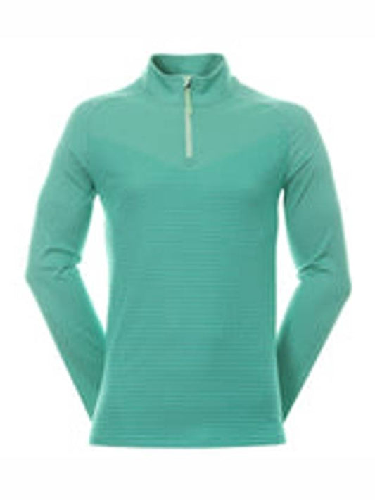 Vapor Half Zip-Up Dry Fit Long Sleeve T-Shirt Green - NIKE - BALAAN 2