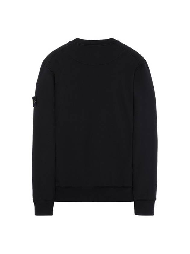 Wappen Patch Crew Neck Sweatshirt Black - STONE ISLAND - BALAAN 3