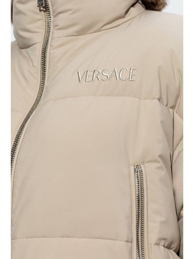 Versace Reversible Padded Jacket, Women's, Beige - VERSACE - BALAAN 7