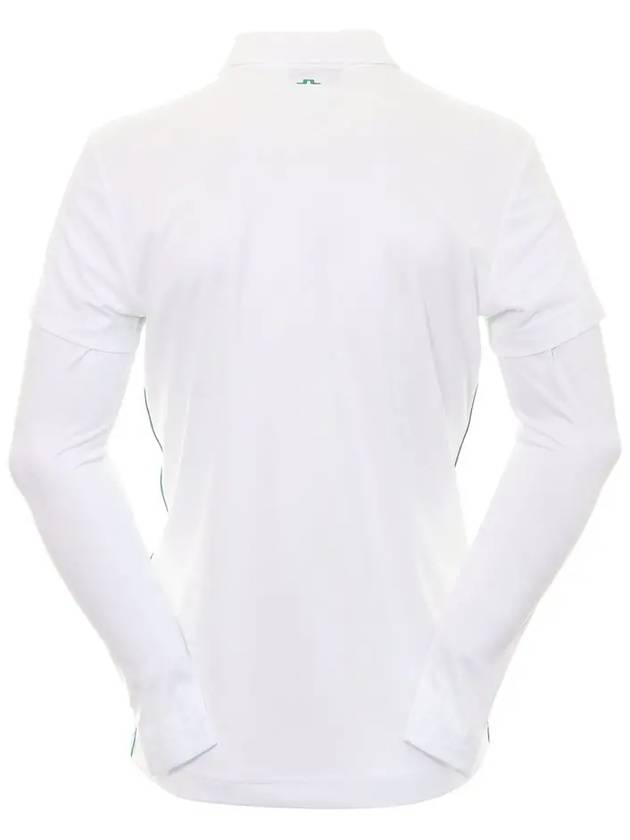 Men's Liam Regular Fit Long Sleeve PK Shirt White - J.LINDEBERG - BALAAN 4