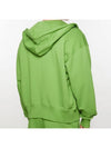 Small Face Logo Patch Zip-Up Hoodie Green - ACNE STUDIOS - BALAAN 3