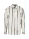 Ghost Striped Long Sleeve Shirt White - VIVIENNE WESTWOOD - BALAAN 2